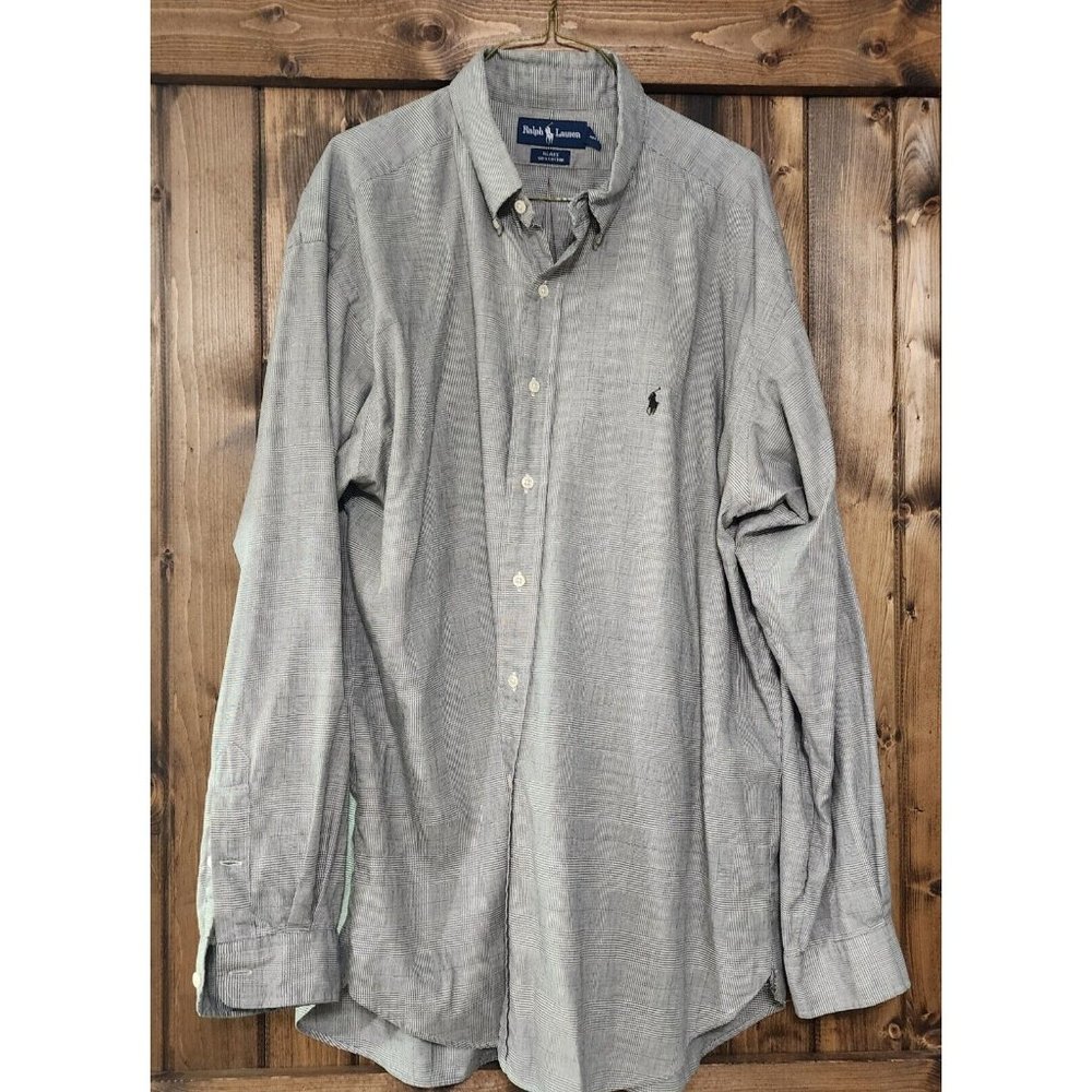 MENS RALPH LAUREN POLO LONG SLEEVE BUTTON DOWN SHIRT